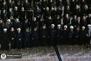 آئین خطبه&zwnj;خوانی شب شهادت امام حسین (ع) در حرم مطهر رضوی