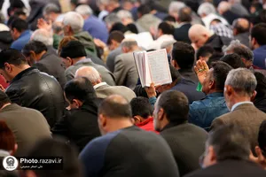 حال و هوای حرم مطهر رضوی در لیلةالرغائب