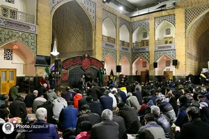 محفل عزاداری فاطمیه در &laquo;حسینیه حرم&raquo;