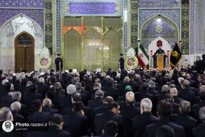 مراسم شام غریبان امام رضا علیه&zwnj;السلام در حرم مطهر رضوی