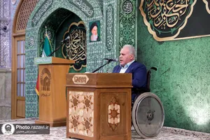 جشن میلاد پیامبر اکرم و امام صادق علیهما السلام در رواق امام خمینی حرم مطهر رضوی