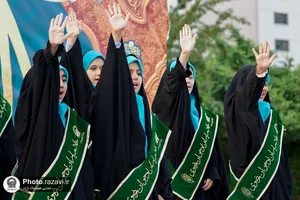 بازارچه دانش&zwnj;آموزان مدارس امام رضا علیه&zwnj;السلام