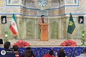 مراسم استقبال از ماه مبارک رمضان در حرم مطهر رضوی