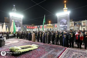 آئین شام غریبان شهادت امام رضا(ع) در حرم مطهر رضوی