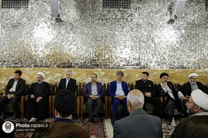 نکوداشت مقام معلم در حرم مطهر رضوی