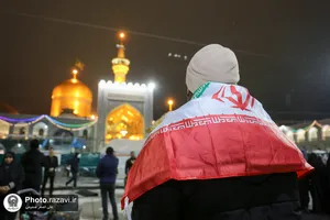 بانگ الله اکبر در حرم مطهر رضوی