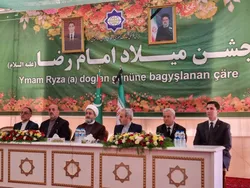 برگزاری مراسم دهه کرامت در مرو قدیم کشور ترکمنستان 