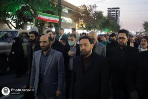 تشییع پیکر ۳ شهید مدافع امنیت در مشهد