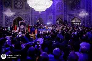 تشرف موکب داران عراقی به حرم مطهر رضوی
