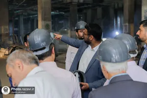 بازدید داوران و برگزیدگان جشنواره امام رضا علیه السلام از پروژه های عمرانی آستان قدس رضوی