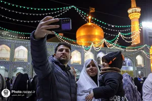 حال و هوای حرم مطهر رضوی در لیلةالرغائب