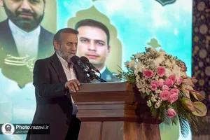 مراسم چهلم شهدای خدمت در حرم مطهر رضوی-2