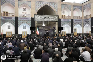 مجلس عزای دهه آخر صفر در حرم مطهر رضوی