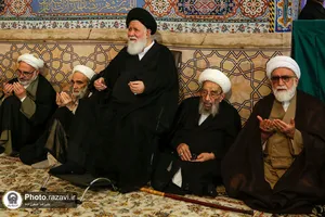 مراسم سالگرد ارتحال امام خمینی (ره) در حرم مطهر رضوی