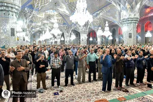 عزاداری روز شهادت امام صادق(علیه&zwnj;السلام) در حرم مطهر رضوی