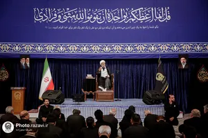 عزاداری شام اربعین حسینی در حرم مطهر رضوی