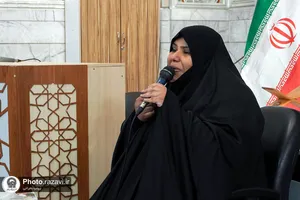 عزاداری سنتی بانوان عرب زبان در حرم مطهر رضوی