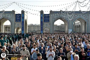 اقامه نماز عید سعید فطر در حرم مطهر رضوی-2