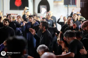عزاداری هیأت مذهبی استان خوزستان در حسینیه حرم
