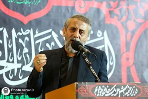 محفل عزاداری اهالی رسانه و فعالان فضای مجازی در حرم مطهر رضوی