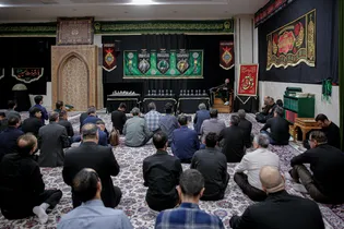 مراسم عزاداری دهه آخر صفر در ساختمان ثامن