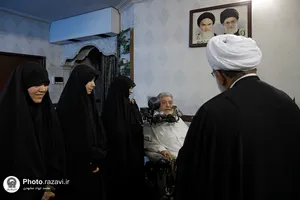 دیدار تولیت آستان قدس رضوی با خانواده شهیدان و ایثارگران