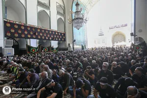 هیئت عزاداران استان گلستان در حسینیه حرم