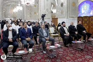 سوگند پزشکی 45 دانشجوی غیرایرانی دانشگاه شیراز در حرم مطهر امام رضا علیه السلام