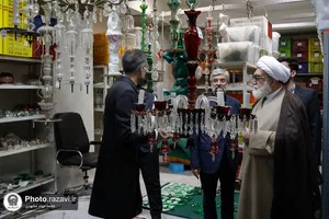 بازدید تولیت آستان قدس رضوی از اداره روشنایی حرم مطهر