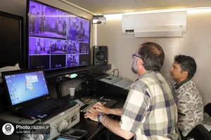 ضبط برنامه تلویزیونی &laquo;بچه مسلمان&raquo; در رواق کودک حرم مطهر رضوی