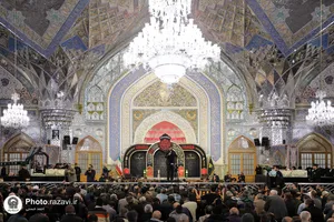 وداع با شهدای گمنام در شب شهادت حضرت فاطمه سلام الله علیها
