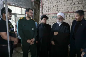 حضور تولیت آستان قدس رضوی در روستای برزش آباد مشهد
