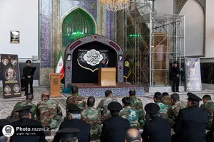 مراسم ترحیم مرحوم سید جواد حجازی در حرم مطهر رضوی