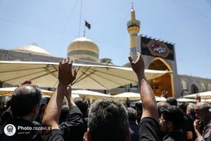 عزاداری عاشورای حسینی در حرم مطهر رضوی