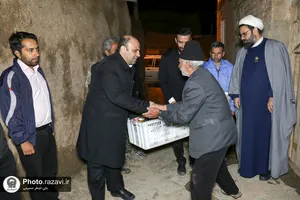 توزیع دو هزار وعده غذایی در روستاهای سیل&zwnj;زده فریمان