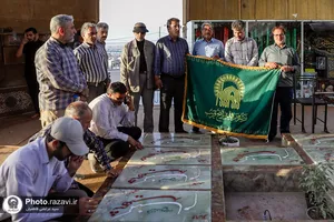حضور خدام و کارکنان آستان قدس رضوی در مراسم سالگرد ارتحال امام خمینی(ره)