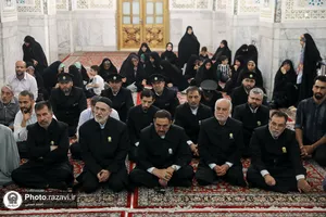 یادواره شهدای تخریب و مدافع حرم در حرم مطهر رضوی