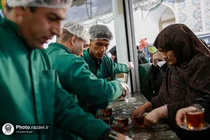 تشرف تیم ملی فوتبال نوجوانان به حرم مطهر رضوی