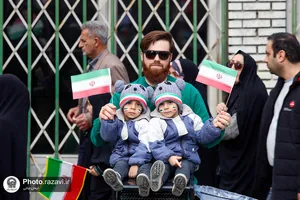 راهپیمایی پرشکوه 22 بهمن در مشهد
