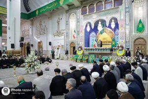 آیین خطبه&zwnj;خوانی خادمان عتبات مقدس ایران اسلامی