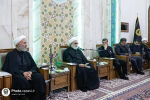 دیدار اعضای کمیسیون اصل ۹۰ مجلس شورای اسلامی با تولیت آستان قدس رضوی