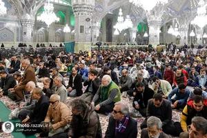 گرامیداشت روز عصای سفید در حرم مطهر رضوی