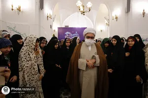 حضور تولیت آستان قدس رضوی در جمع معتکفین رمضانیه