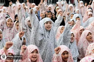 جشن تکلیف دختران جهان اسلام در حرم مطهر رضوی