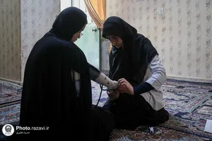 پایش سلامت و غربالگری توسط گوهربانوان باشگاه گوهرشاد