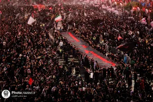 عزاداری شب اربعین حسینی در کربلای معلی-۲