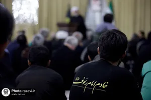 دیدار جمعی از موکبداران دهه آخر صفر با تولیت آستان قدس رضوی
