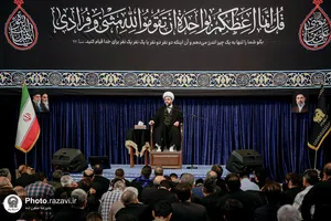 مراسم عزاداری دهه آخر ماه صفر در رواق امام خمینی (ره) حرم مطهر رضوی
