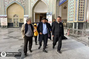 تشرف حکمران ایالت سند پاکستان به حرم مطهر رضوی
