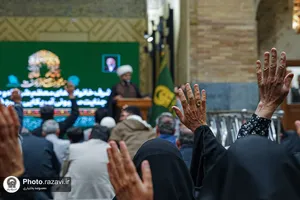 تشرف خانواده شهدا و جانبازان لامرد فارس به حرم مطهر رضوی
